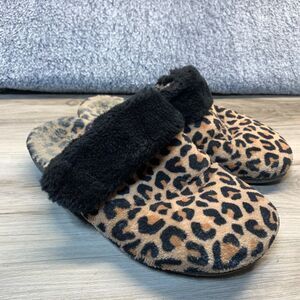 Vionic Slippers  7 Mule Textile Slip On  Comfort Animal Print Vionic Marielle